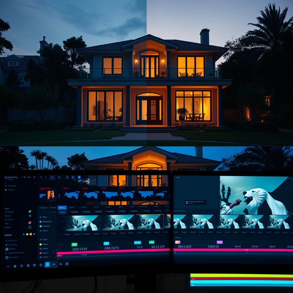 Day-to-Night Real Estate Photo and Video Editing: A Complete Workflow for Production Teams