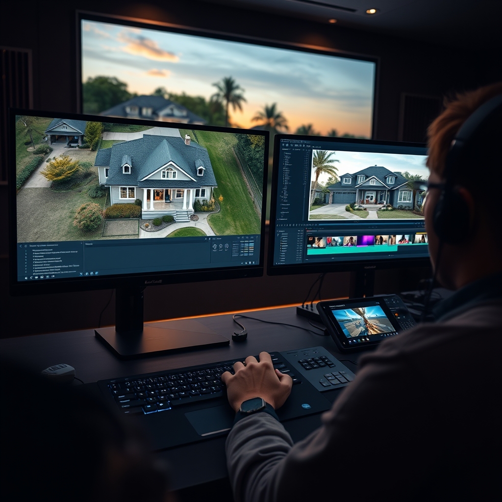 Editing Drone Footage for Real Estate Videos: Seamless Integration