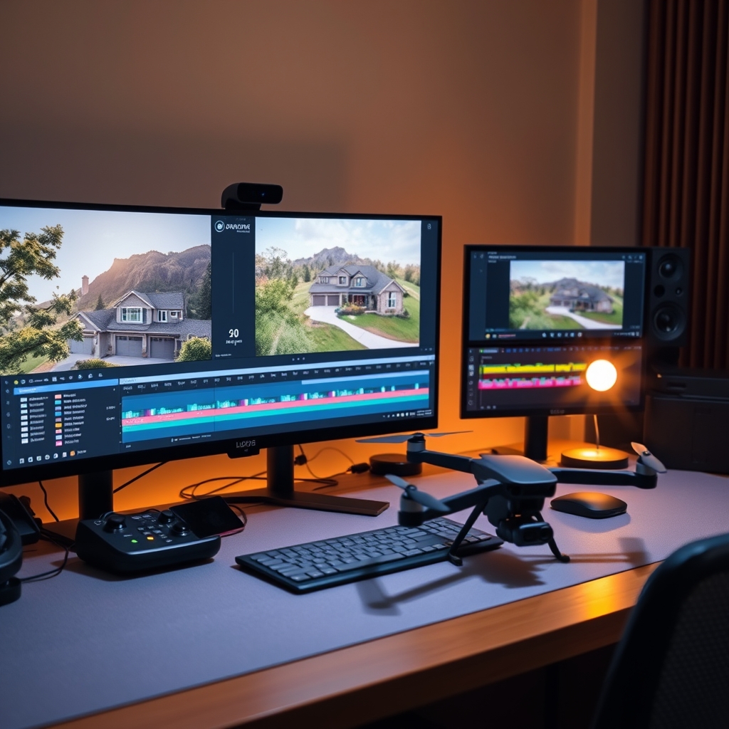 How to Edit Real Estate Videos with Drone Footage: A Step-by-Step Workflow