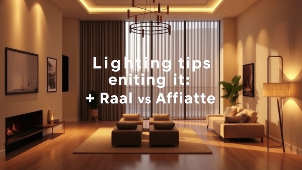 Lighting Tips for Real Estate Videography: Natural vs Artificial